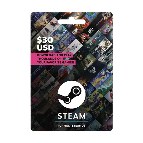 Steam Gift Card $30