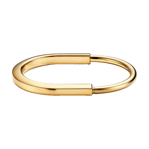 Tiffany Lock Bangle, yellow gold